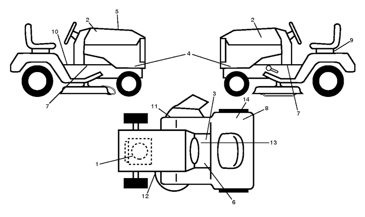 Husqvarna Gartentraktoren 96041016903 LTH19530