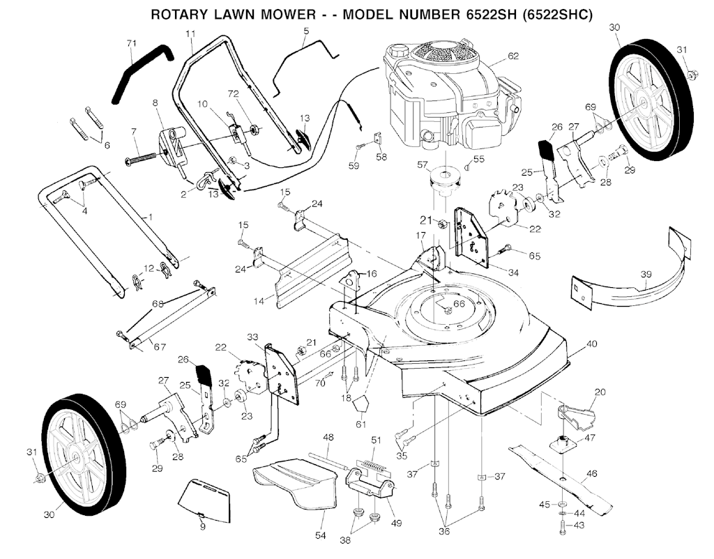Explosionszeichnung Ersatzteile