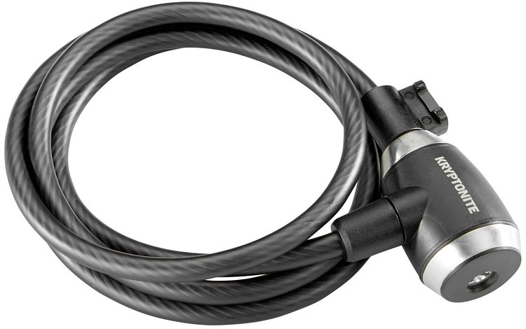 KRYPTONITE Kabelschloss Kryptoflex Key Cable 150 cm schwarz/grau