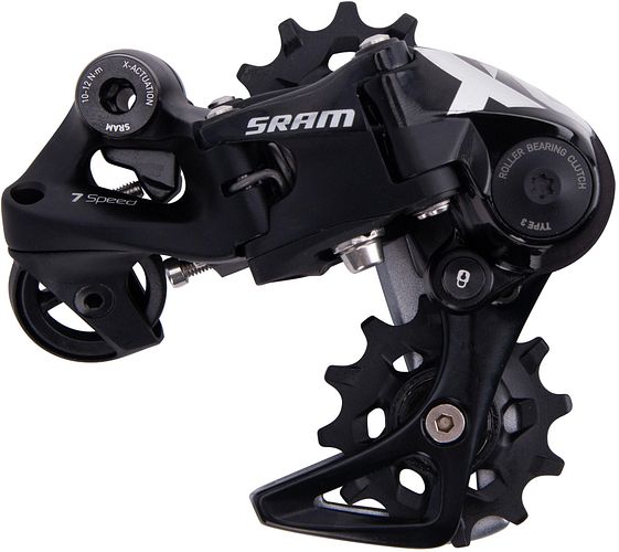SRAM Schaltwerk X01 DH 7-fach schwarz