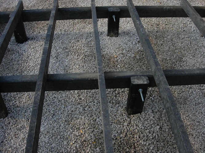 Millboard® PlasPro Unterkonstruktion Schwarz 50 x 50 x 2400 mm