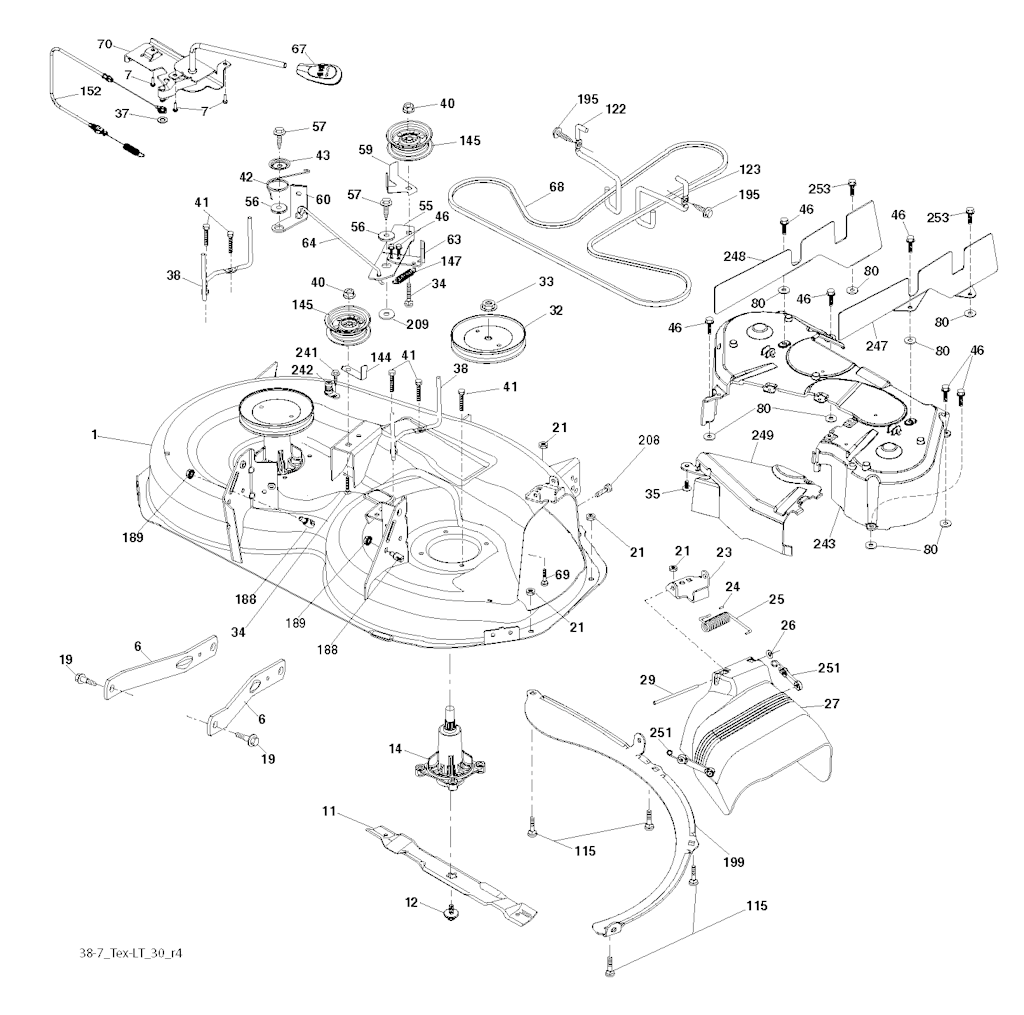 Explosionszeichnung Ersatzteile