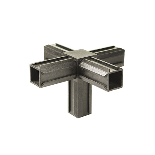 Alberts® XD-Rohrverbinder Kreuzstück plus ein rechtwinkeliger Abgang