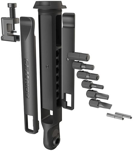 CONTEC Multifunktionswerkzeug Treasure Fork schwarz/silber