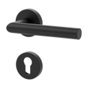 Vorschaubild Griffwerk LUCIA Klipptechnik FS Rosetten rund Profilzylinder Graphitschwarz