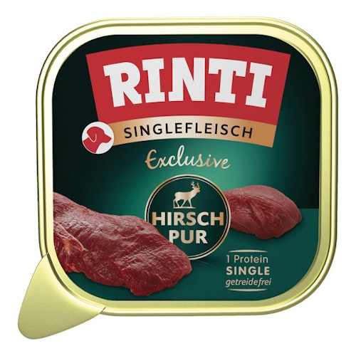 Rinti Singlefleisch Excusiv Schale 150g Hundenassfutter