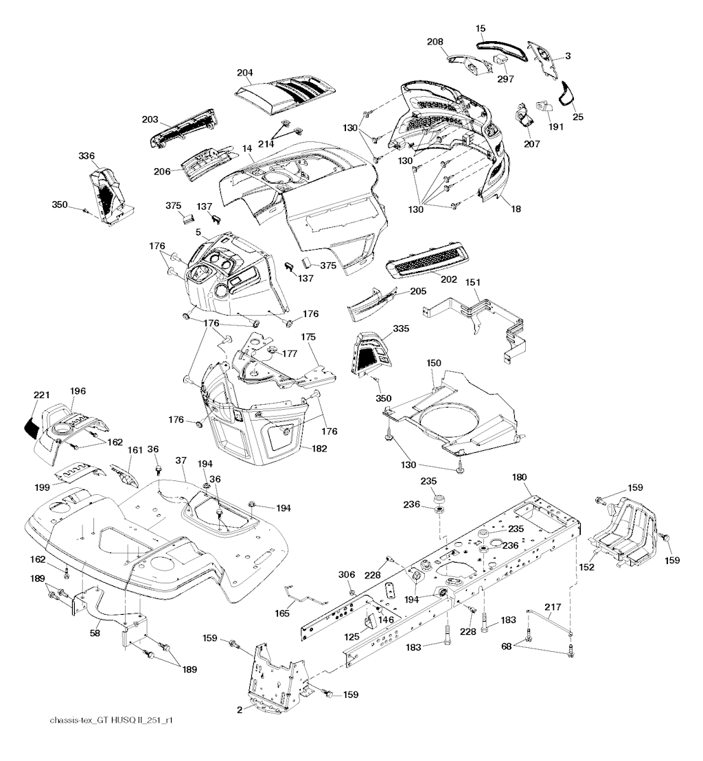Explosionszeichnung Ersatzteile