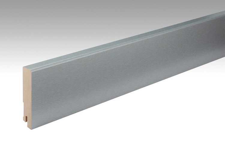 MEISTER Fussleiste Profil 16 MK  Edelstahl DF 063 - 2380 mm