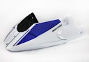 Vorschaubild BODYSTYLE Sportsline Bugspoiler ABS Kunststoff weiß/blau für SUZUKI SV 650 
