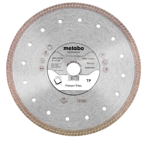 Metabo Diamanttrennscheibe 230x22,23mm"TP"Fliesen "professional"