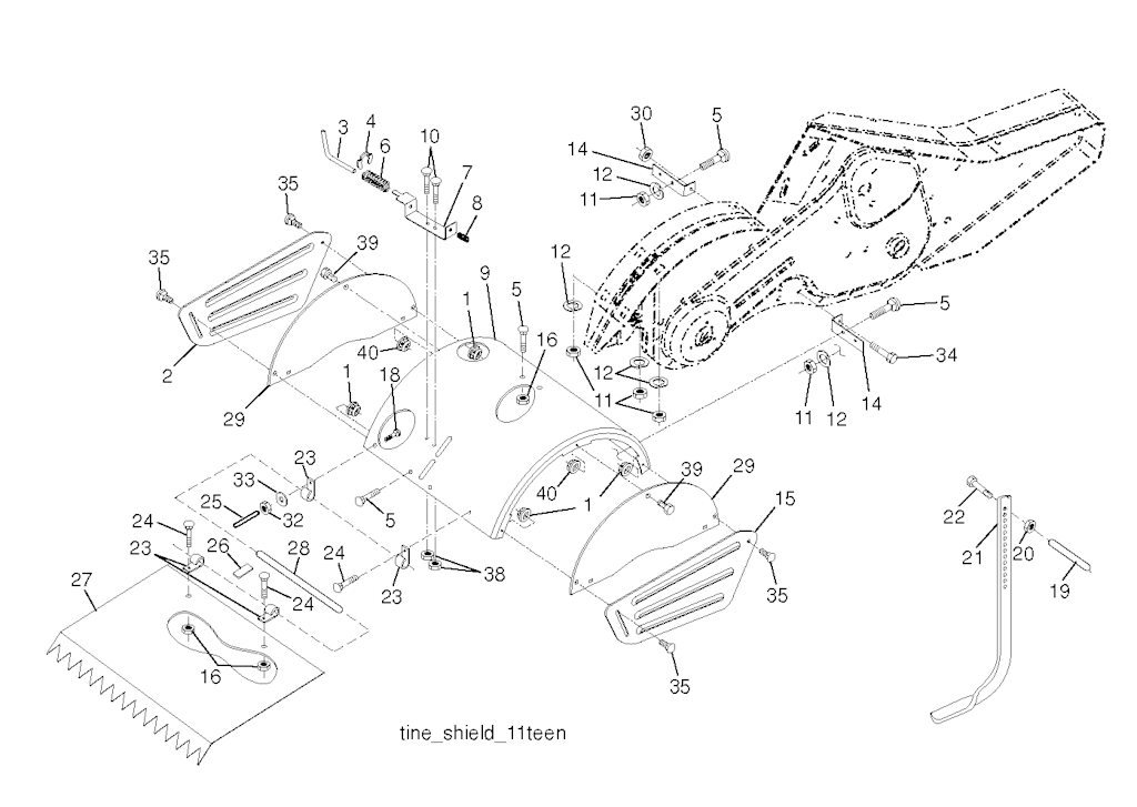 Explosionszeichnung Ersatzteile