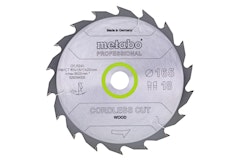 Metabo Sägeblatt "cordless cut wood - professional"165x1,6/1,1x20 Z18 WZ 20°Zubehörbild