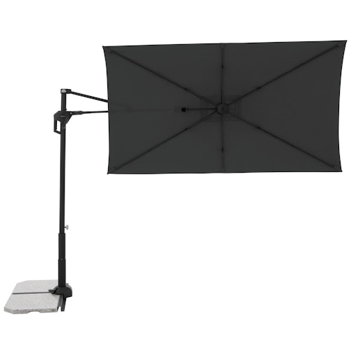 doppler Pendelschirm ACTIVE 240 x 135 Green Edition, Aluminium Anthrazit / 100 % Polyester 180 g/m²