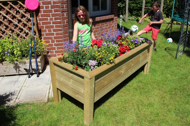 T&J JENS Hochbeet B 192 x T 72 x H 72 cm, inkl. Folieneinsatz