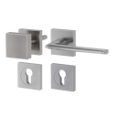 Vorschaubild Griffwerk Wechselgarnitur REMOTE SQUARE - Rosetten eckig