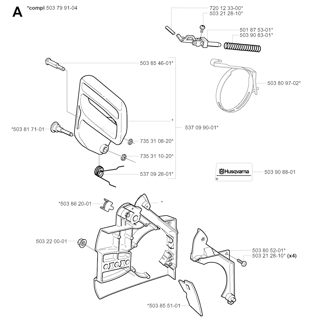 Explosionszeichnung Ersatzteile
