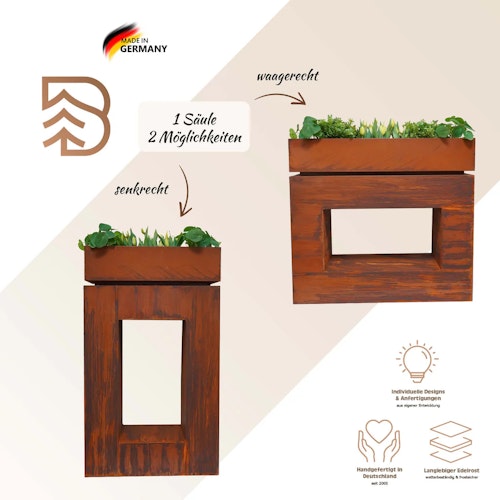 Badeko Pflanzsäule ,,Luzern" inkl. Schale ,,850"