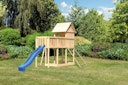 Vorschaubild Akubi Stelzenhaus Frieda mit Wellenrutsche, Anbauplattform und Netzrampe