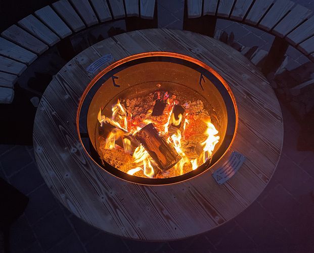 Badeko Grill-/Feuerstelle „Freiburg“ in Edelrostoptik
