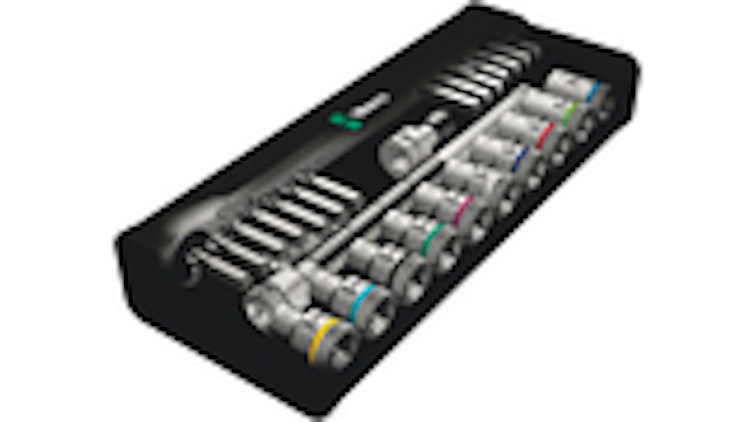 Wera Steckschlüsselsatz Zyklop Metal Knarrensatz 1/2" Umschalthebel