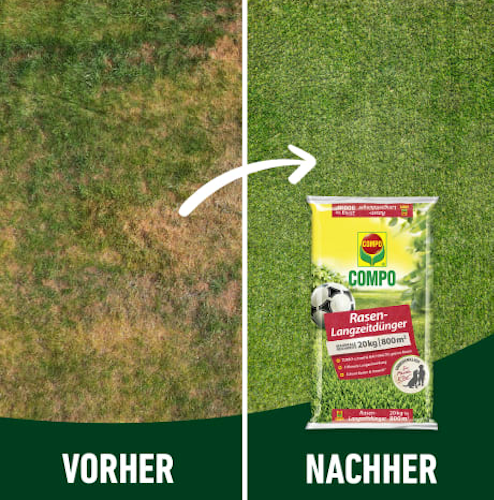 Compo Rasen-Langzeitdünger 15 kg für 600 qm