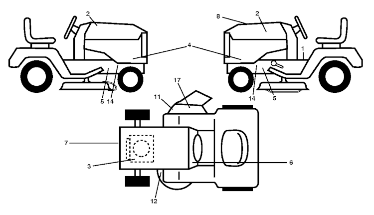 Husqvarna Gartentraktoren 960410420 TS 138M