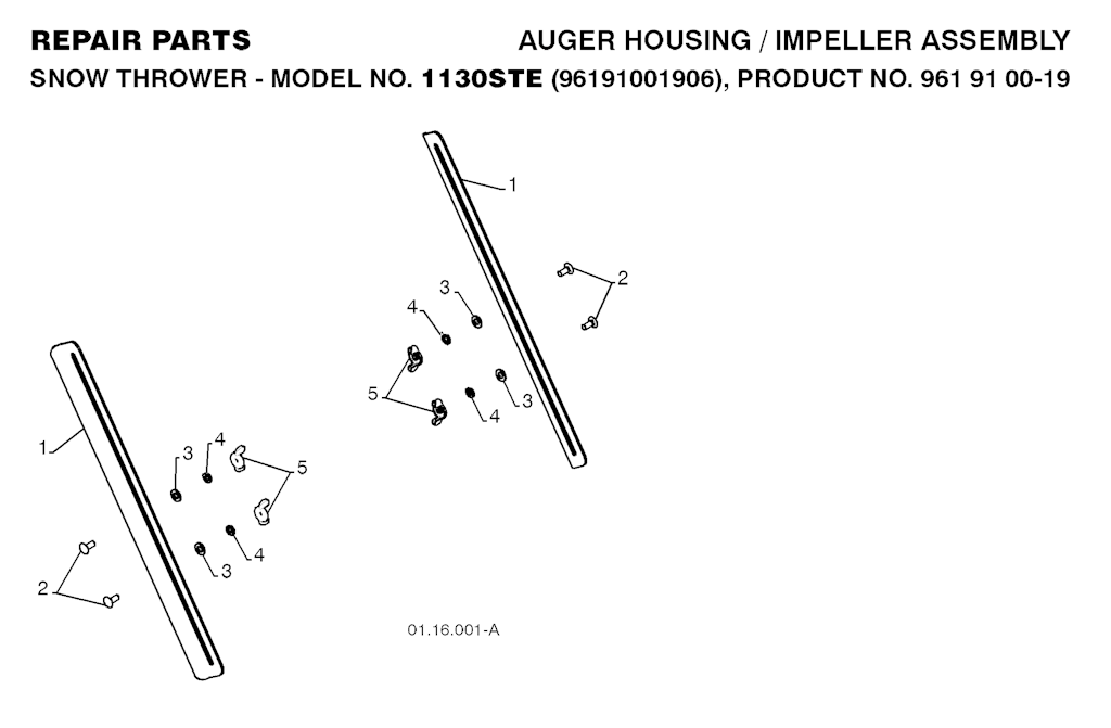 Explosionszeichnung Ersatzteile