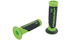 Progrip Griffgummi 732 Grün / Schwarz Fluo Geschlossen Paar Ø22/25mm Länge 125mm