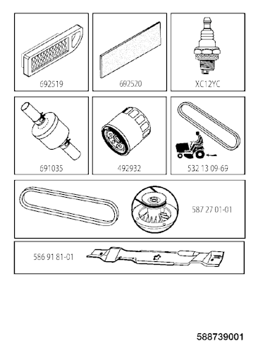 Husqvarna Gartentraktoren 960410371 TS 342
