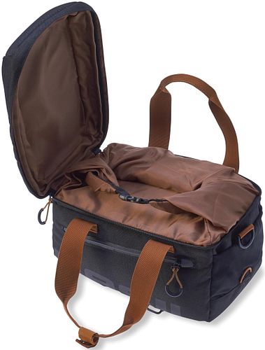 Basil Gepäckträgertasche Miles 7 l blau braun