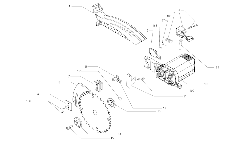 Explosionszeichnung Ersatzteile