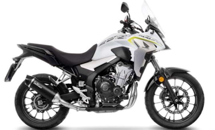 LeoVince SLIP-ON Edelstahl SBK NERO für HONDA CB/CBR 500 F/R/X