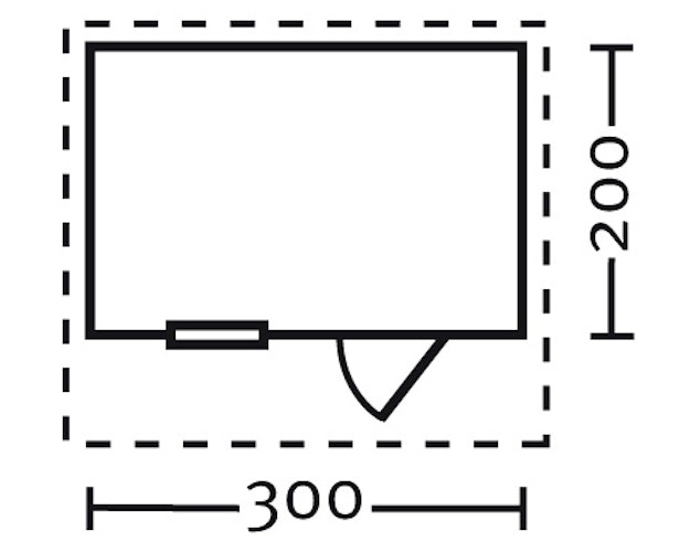 Skan Holz 28 mm Gartenhaus Como