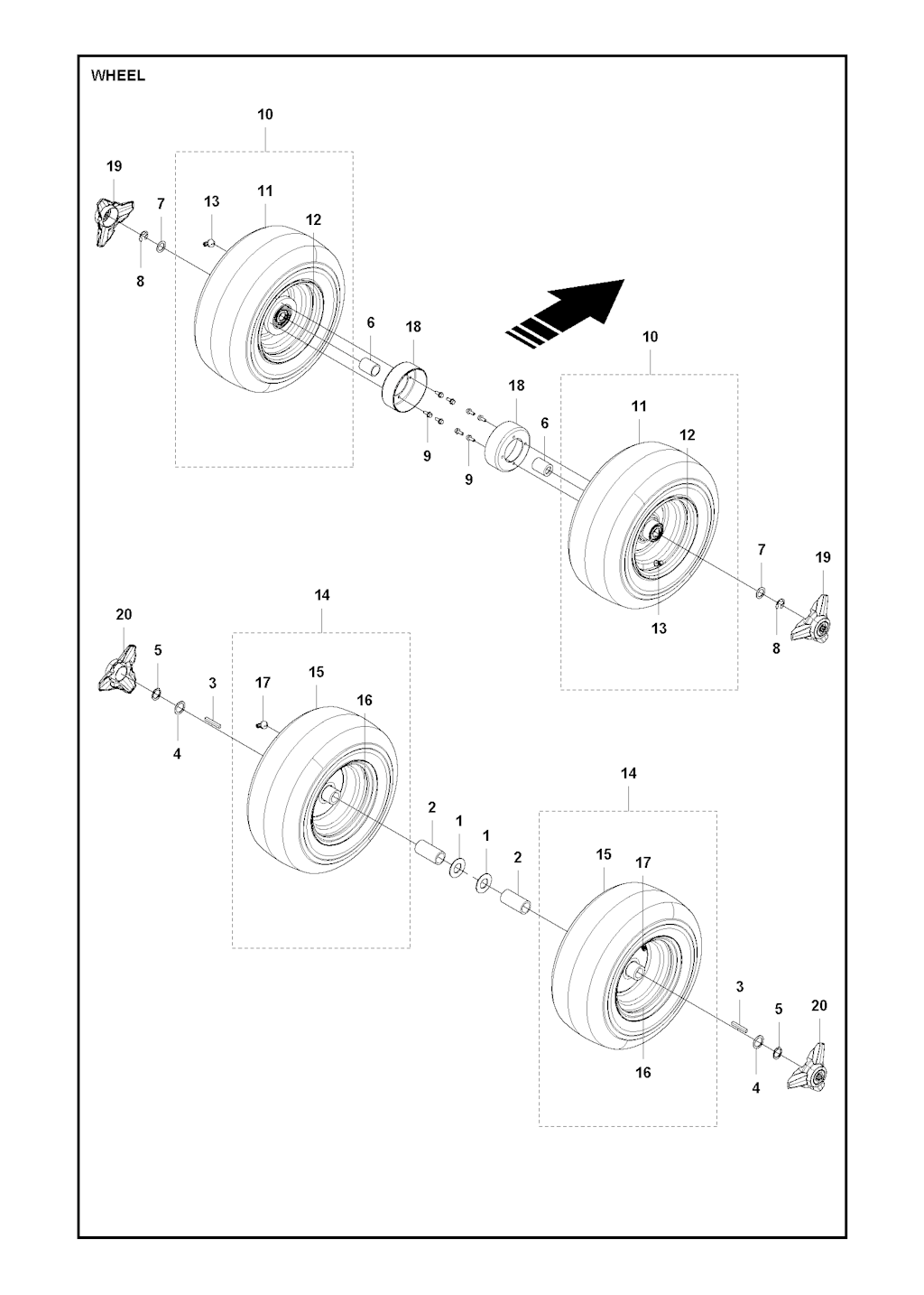 Explosionszeichnung Ersatzteile