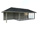 Vorschaubild Palmako Pavillon Bianca 24,9 m² Set 218 Slide - 28 mm