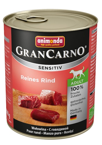 animonda Gran Carno Sensitive Adult 800g Dose Hundenassfutter