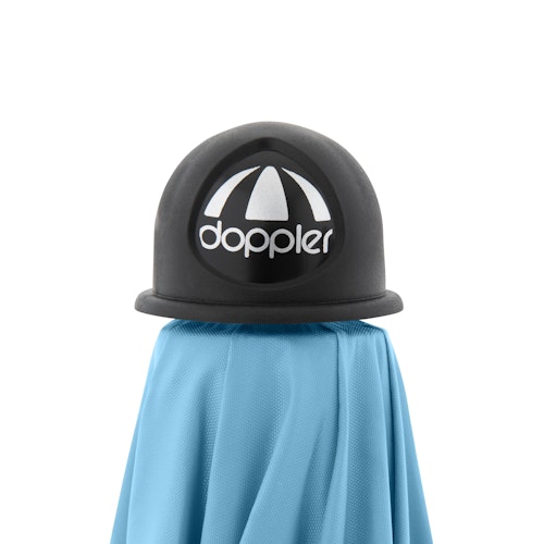 doppler Strandschirm WINDPROFI 200 Manual, Aluminium Anthrazit / 100 % Polyester 80 g/m²
