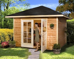 Weka 28 mm Gartenhaus 177 4-Eck