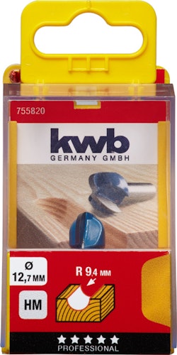 kwb Hohlkehlfräs HM 12,7 mm SB-Box 755820
