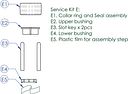 Vorschaubild CONTEC Service-Kit Drop-A-Gogo Kit E schwarz kompatibel für Ø 30, 9 mm und Ø 31, 6 mm