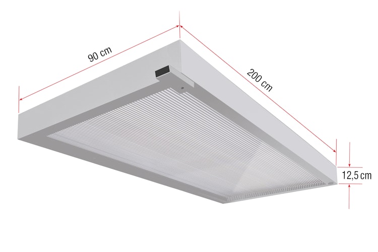 Gutta Rechteckvordach BS 3D - Line  - Weiß
