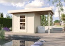 Vorschaubild Weka Gartenhaus Designhaus wekaLine 172 A mit Anbau (150 cm)