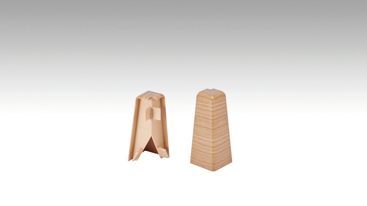 MEISTER Außenecken Fußleiste Profil 3PK (2 Stk./VPE)  Eiche natur 2013