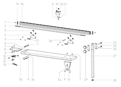 Metabo Tischverlaengerung 1600MM RECHTS KGS 303