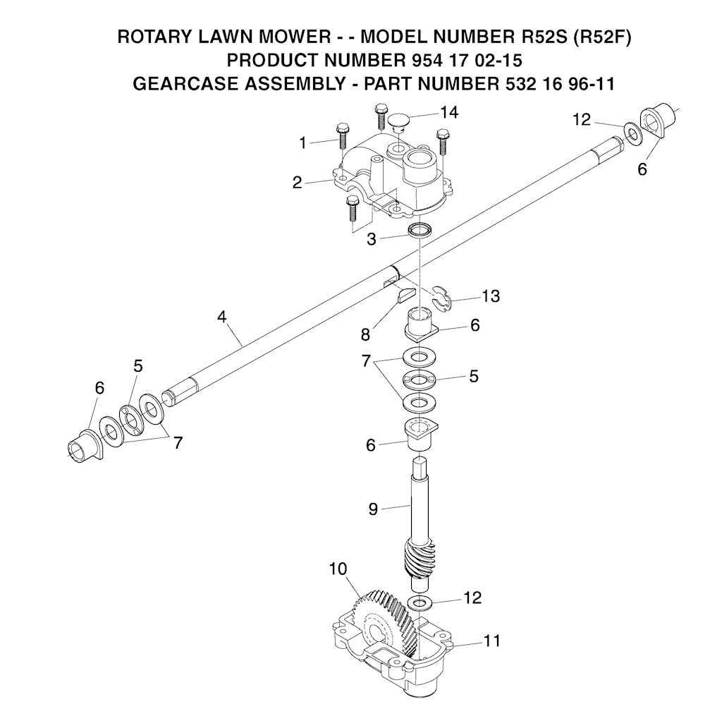 Explosionszeichnung Ersatzteile
