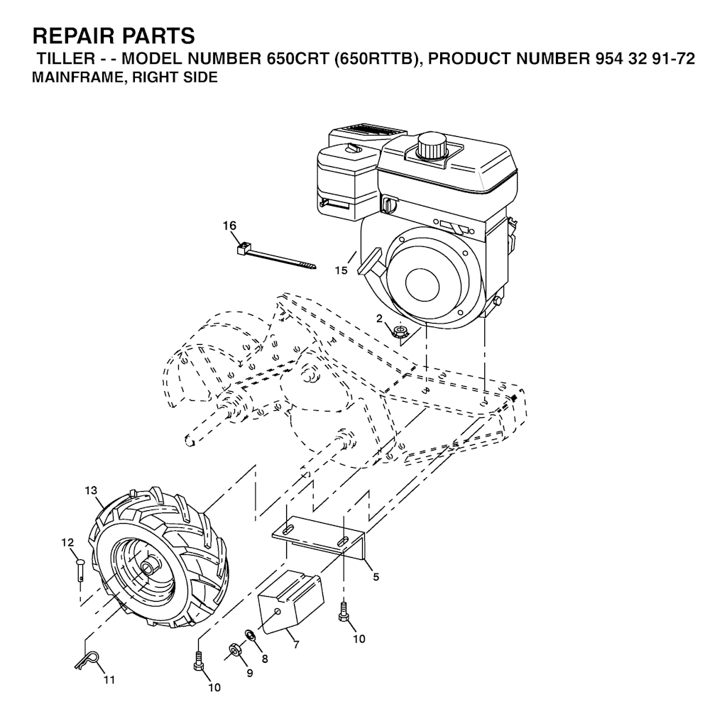 Explosionszeichnung Ersatzteile