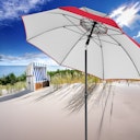 Vorschaubild doppler Strandschirm WINDPROFI 200 Manual, Aluminium Anthrazit / 100 % Polyester 80 g/m²