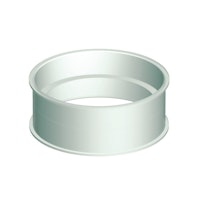 Bravat Dämpfungsring für Wandhalterungen Varuna, Quaruna und Metasoft, transparent