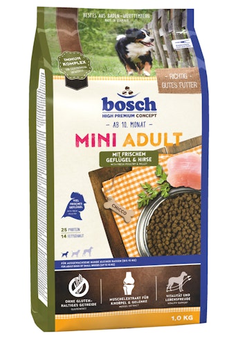 bosch Mini Adult Geflügel & Hirse Hundetrockenfutter
