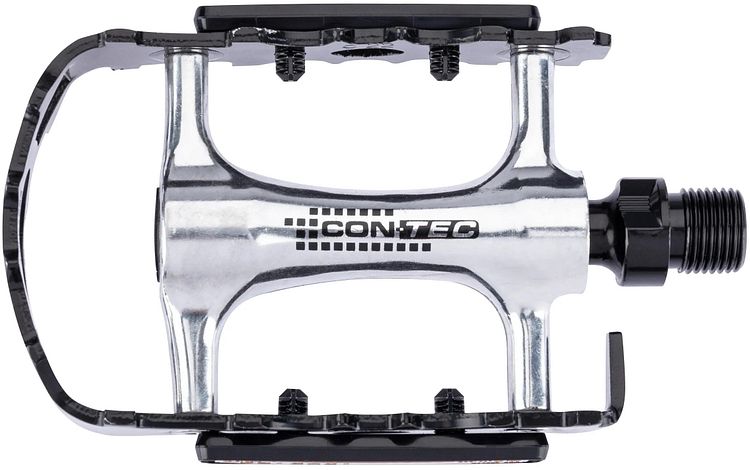 CONTEC Pedal Spinner MTB 9/16 Zoll silber/schwarz